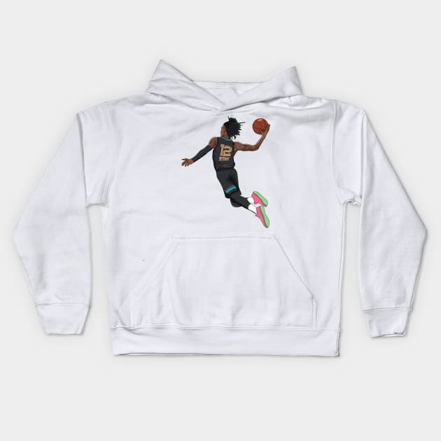 Ja Morant Kids Hoodie by xavierjfong